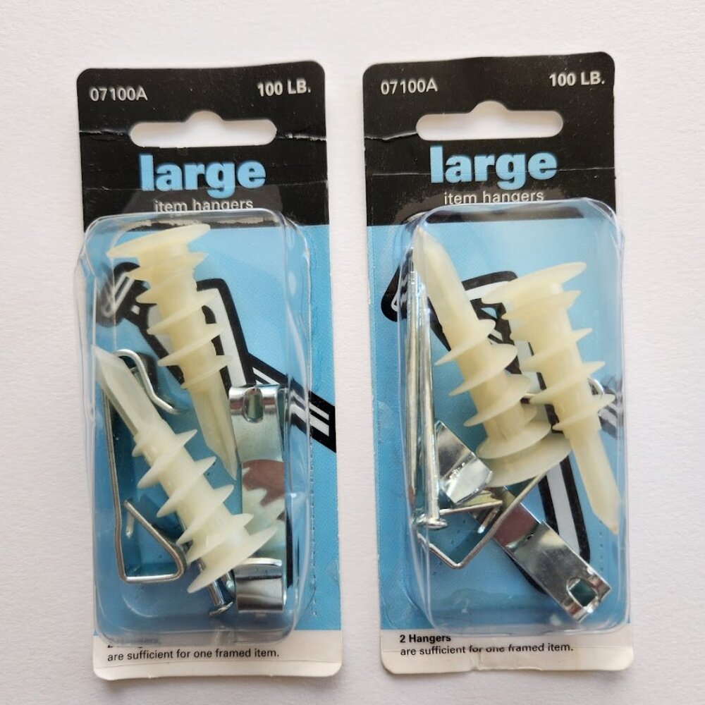 SET OF 2 NEW LARGE Photo Hanging Hardware 100 LB Tools Bundle 07100A 96931 Inclu
